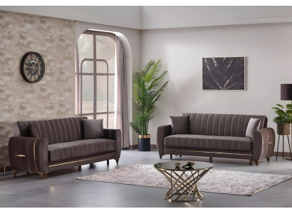 Modern design sofa set for living room 3+3 seats Luxury furniture