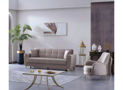 Luxury design sofa set 3+1 places for living room