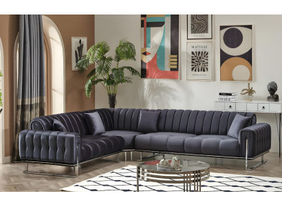 Luxury L-shaped sofa for living room