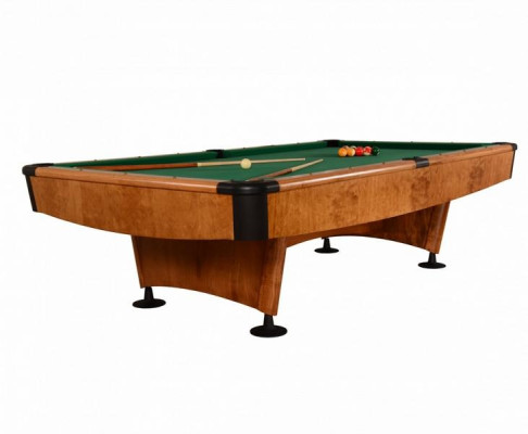 Elegant solid wood billiard table