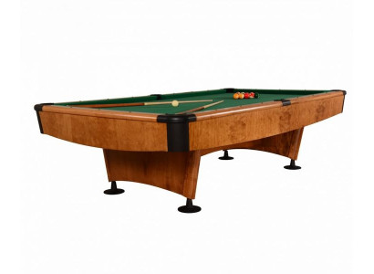Elegant solid wood billiard table
