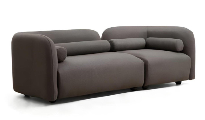 Modern black-red designer sofa set