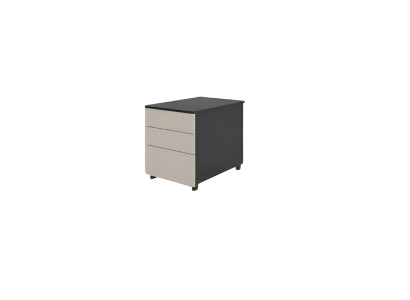 Container table with wheels, nightstand, office container