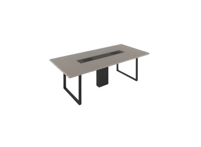 Modern conference table elegant furniture work atmosphere office
