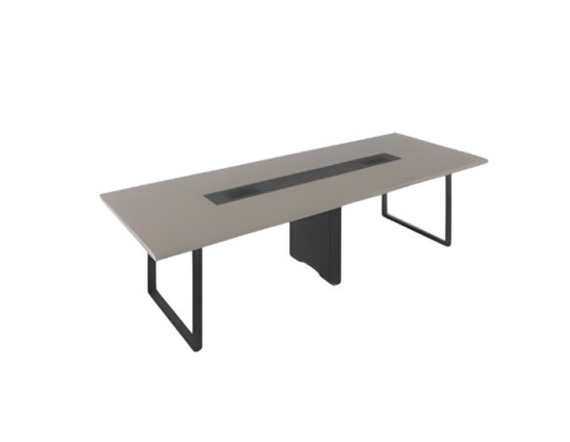 Modern black gray conference table office furniture comfortable desks