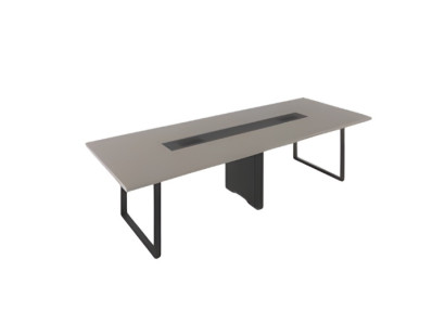 Modern black gray conference table office furniture comfortable desks