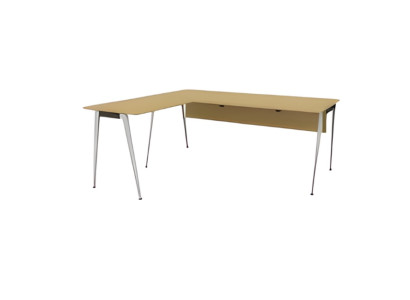 Modern beige corner desk luxury office furniture wooden furniture
