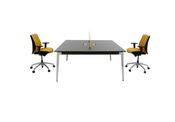 Elegant luxury gray wooden desk