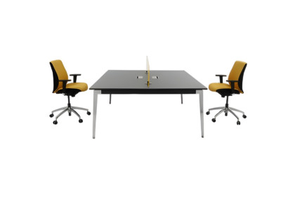 Elegant luxury gray wooden desk