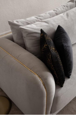 Modern 3-seater canapé with elegant design for the living room