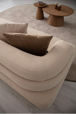 Three-seater canapé 200 cm upholstered living room furniture