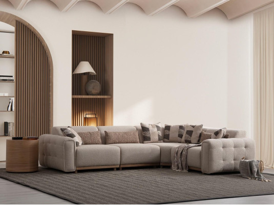 L-shaped sofa