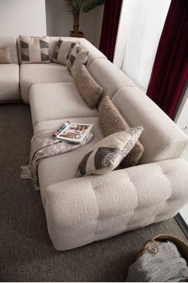 L-shaped sofa