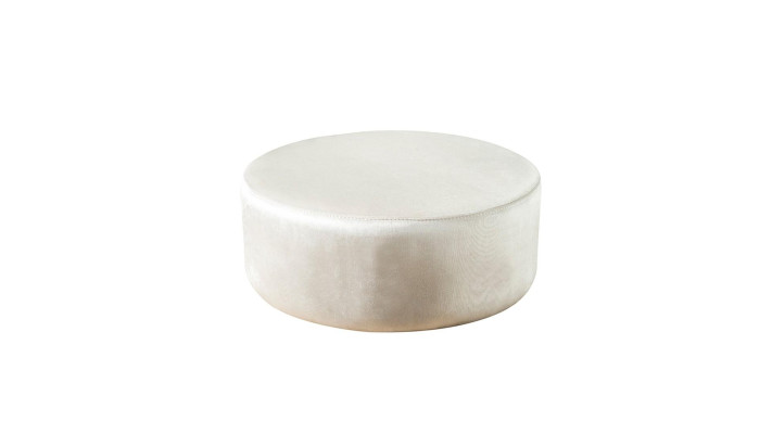 Round pouf upholstered stool lounge footrest pouf furniture