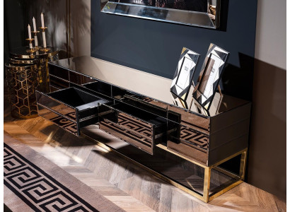 Modern luxury wooden TV furniture