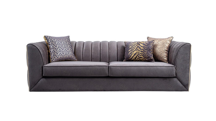 Modern 2-seater luxury design sofa upholstered furniture new fabric
