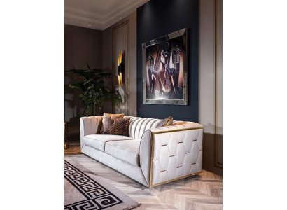 Mobile landscape sofa set corner sofa armchair 5 pieces