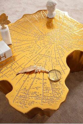 Upholstered coffee table accent table living room table