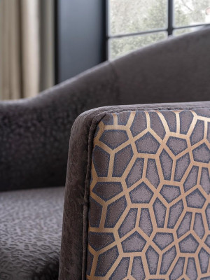 Padded armchair club chair reclining chair lounge chair relax chair