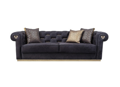 Three-seater sofa with padding of 240 cm
