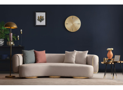 Living room furniture set sofa corner armchair landscape 4 pieces