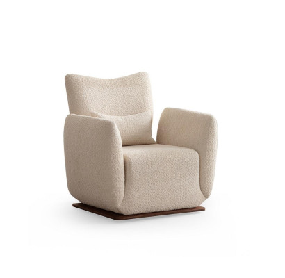 Luxury padded design lounge club armchair