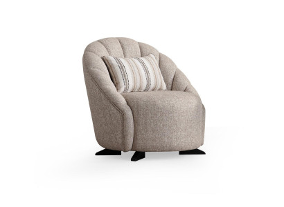 Modern fabric armchair in luxury style