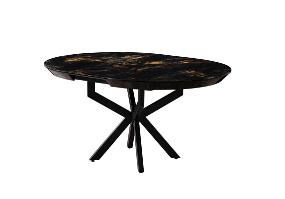 Designer round wooden dining table