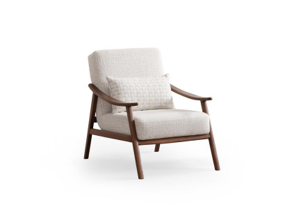 Modern luxury fabric armchair design upholstered furniture living room
