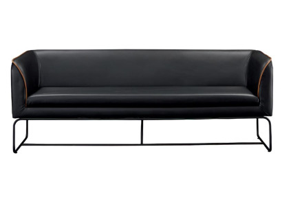 Upholstered wooden salon canapé, aesthetically excellent and elegant furniture