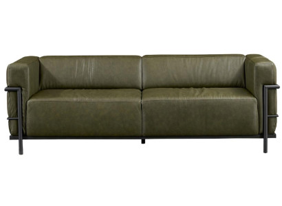 3-seater sofa living room couch padded 3-seater sofa