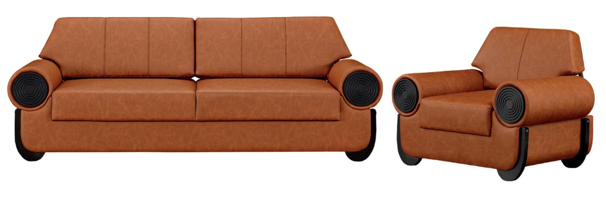 Modern 2-piece sofa set 3+1 seats