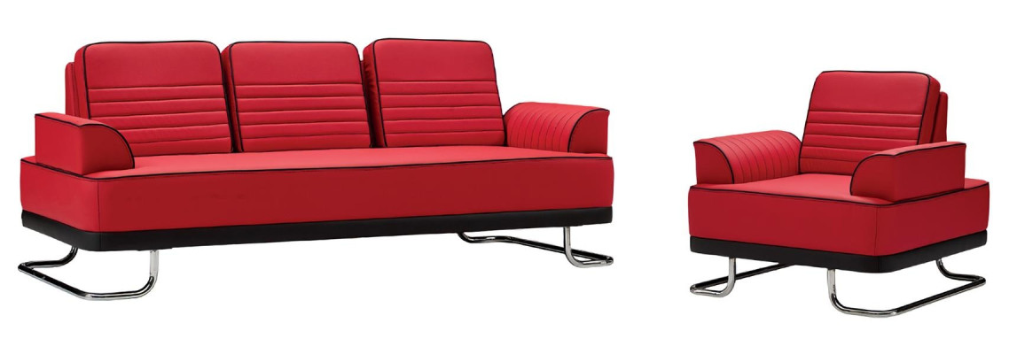 Modern luxury canapé 3+1 places for living room