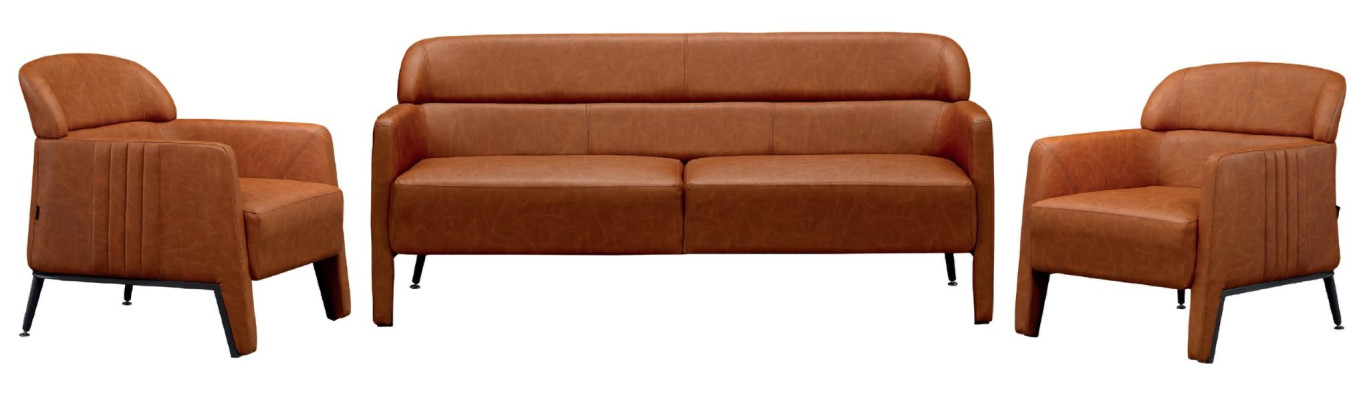 Luxury 3-piece furniture set armchair sofa living room new wood