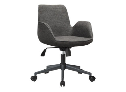 Wooden office chair for workspace, Chesterfield armchair, brown furniture, modern, new