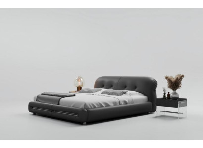 Modern and luxurious upholstered bed