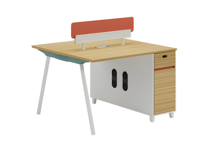 Modern desk with storage space