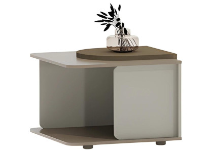 Modern beige and brown coffee table