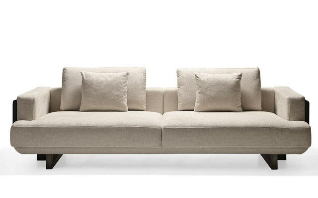 Beige 3-seater sofa Nova