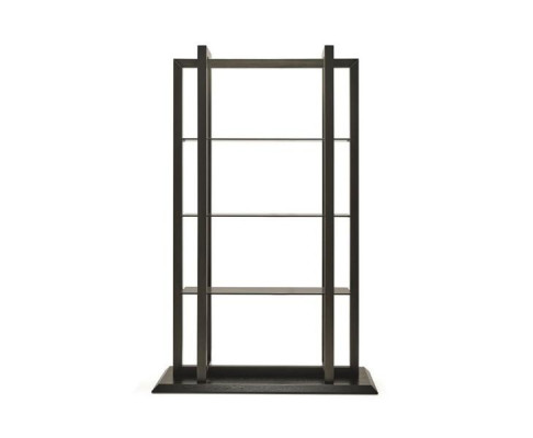 Elegant brown wooden shelf