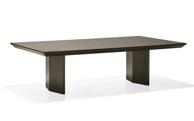 Classic wooden coffee table in brown