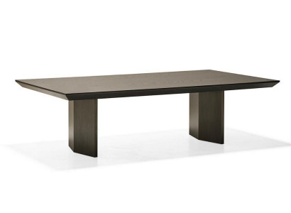 Classic wooden coffee table in brown