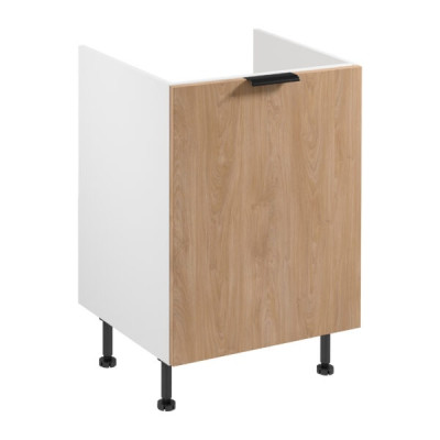 Mobile base for individual kitchen cabinet