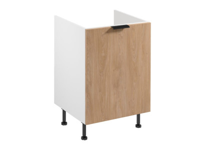 Mobile base for individual kitchen cabinet