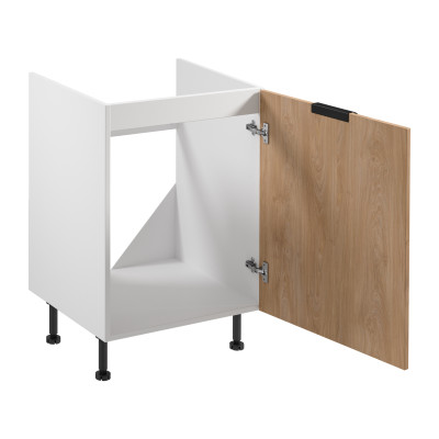 Mobile base for individual kitchen cabinet
