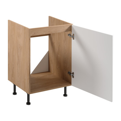 Mobile kitchen sink beige and white