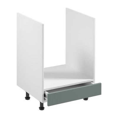 Mobile kitchen table with drawer under the cooktop