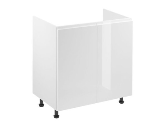 Glossy mobile kitchen cabinet