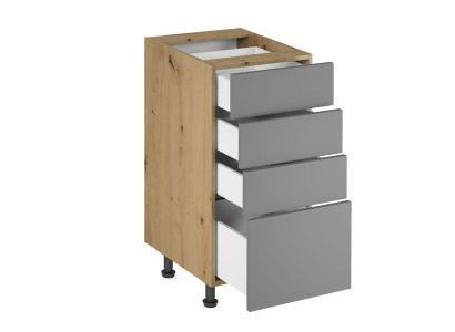 Kitchen cabinet with drawers