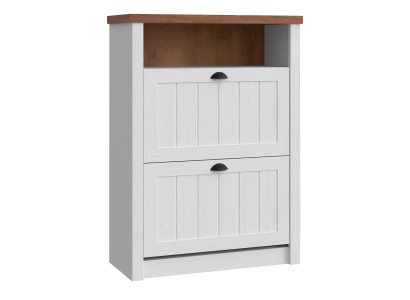 Shoe cabinet with doors, shoe storage cabinet, double-walled furniture
